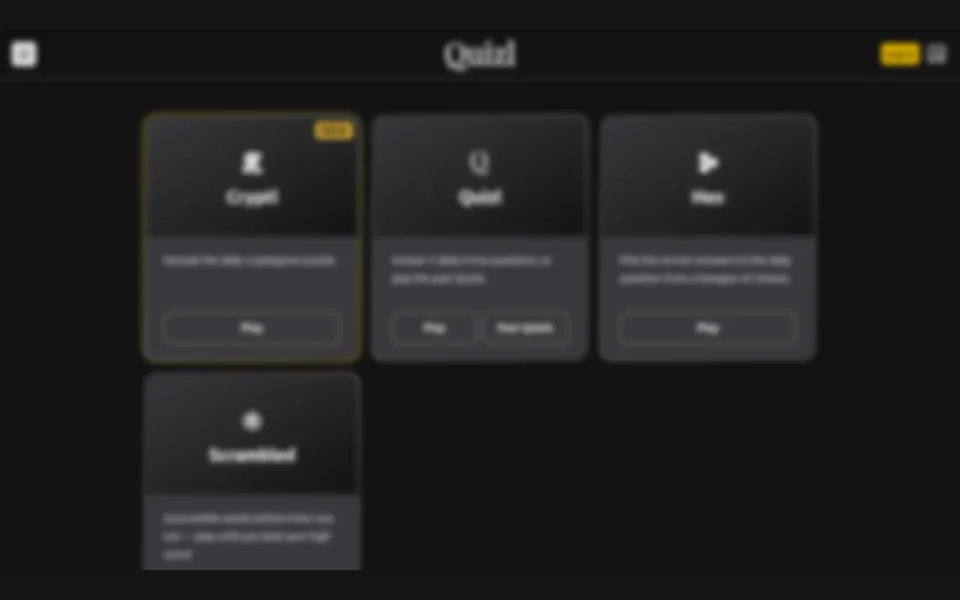 Quizl game preview